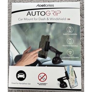 Acellories, Autogrip Car Mount For Dash & Windshield Phone Mount New…